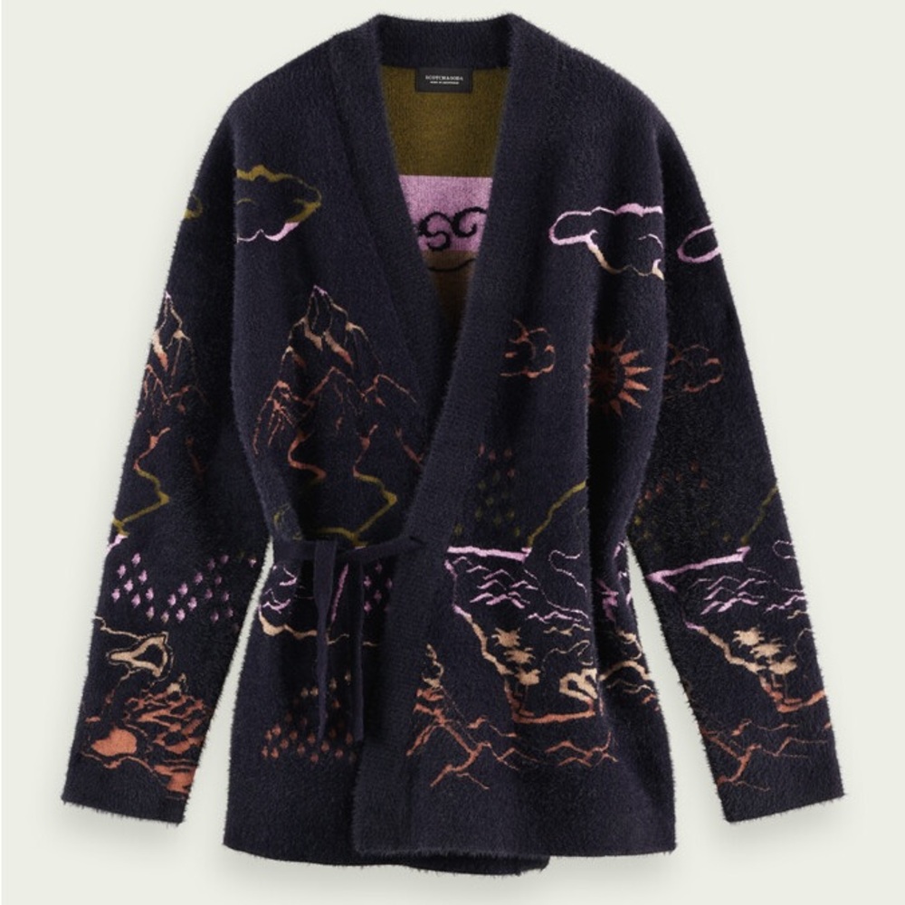 Scotch & Soda Kimono Wrap Sweater, Limited Edition